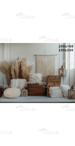 Tło fotograficzne Boho 3196